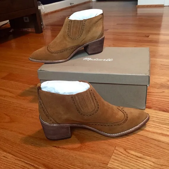 Madewell The Grayson Brogue Chelsea Boot