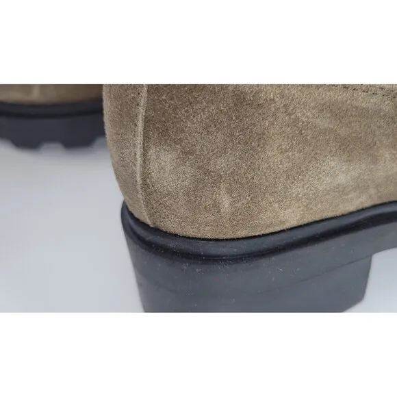 Madewell The Shelton Lace-Up Boot in Burnt Olive