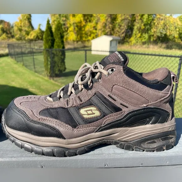 Man's Sneakers &amp; Athletic Shoes SKECHERS Work Soft Stride 77027/BRBK size 10.5