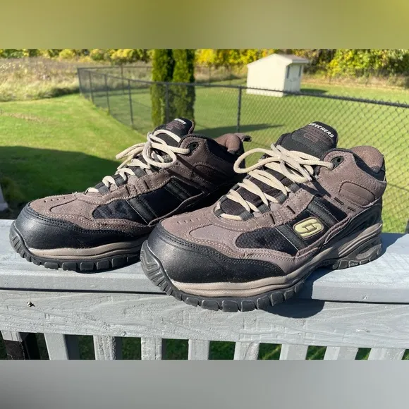 Man's Sneakers &amp; Athletic Shoes SKECHERS Work Soft Stride 77027/BRBK size 10.5
