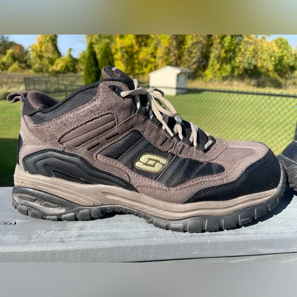 Man's Sneakers &amp; Athletic Shoes SKECHERS Work Soft Stride 77027/BRBK size 10.5