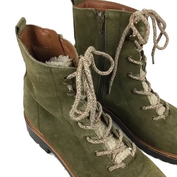 Marc Fisher Izma Shearling Hiker Boots
