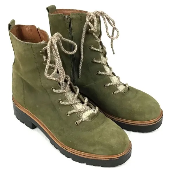 Marc Fisher Izma Shearling Hiker Boots