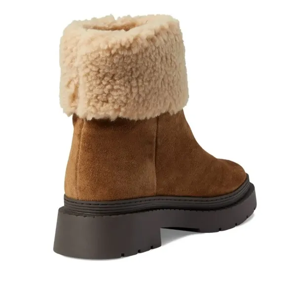 Marc fisher ViNa fur mid calf suede boots