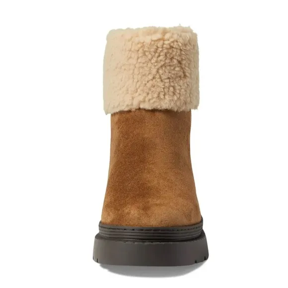 Marc fisher ViNa fur mid calf suede boots