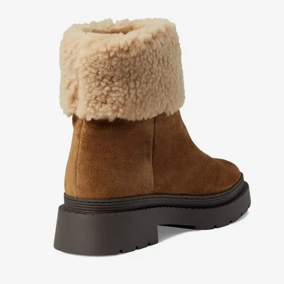 Marc fisher ViNa fur mid calf suede boots