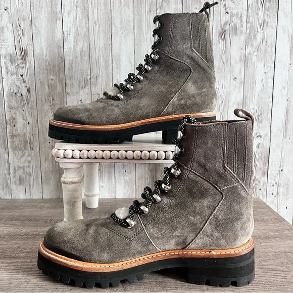 Marc Fisher Women’s Suede Medium Grey Lizzie Boots Size 6.5
