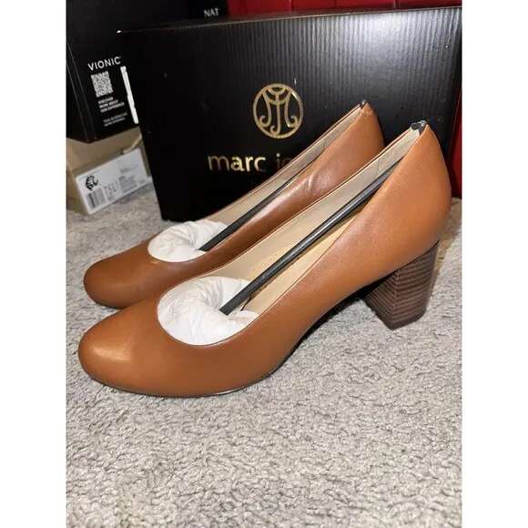 Marc Joseph New York Brown Midtown Pump Shoe‎ 10 New $165