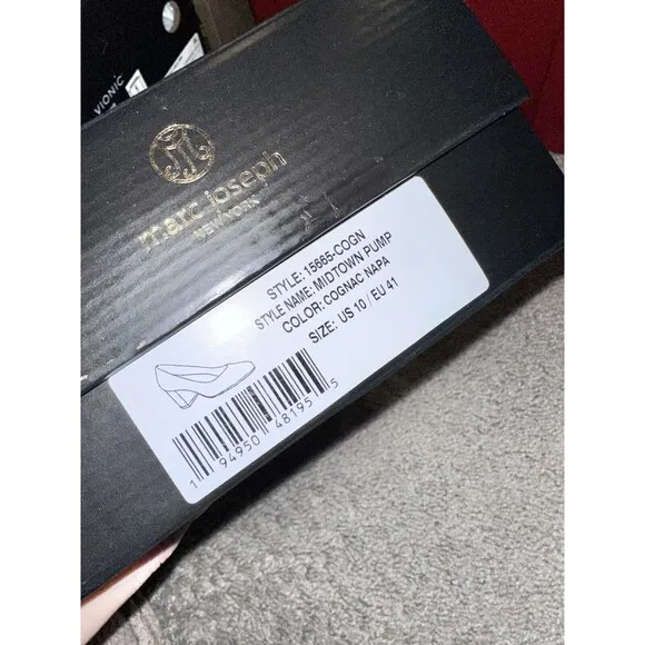 Marc Joseph New York Brown Midtown Pump Shoe‎ 10 New $165