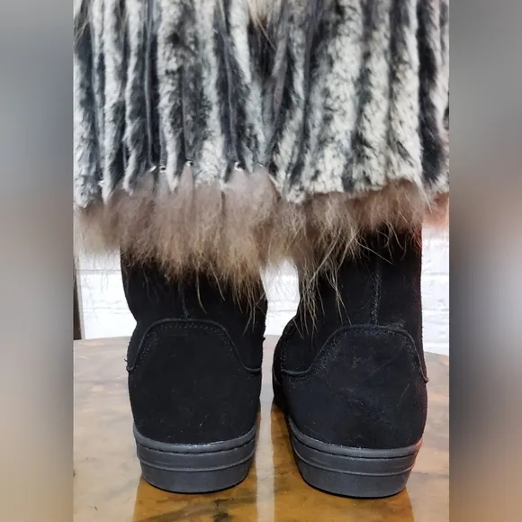 MARTINE ET BONAL | Woman's Suede/ Fur Women’s Boots