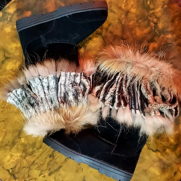 MARTINE ET BONAL | Woman's Suede/ Fur Women’s Boots