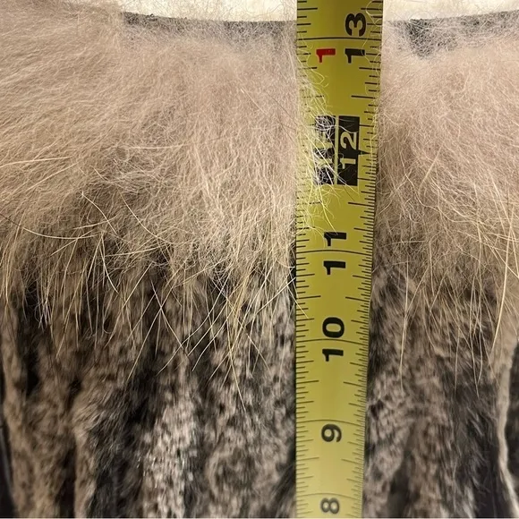 MARTINE ET BONAL Woman's Suede/Fur Sheepskin Lined Boots Size Large