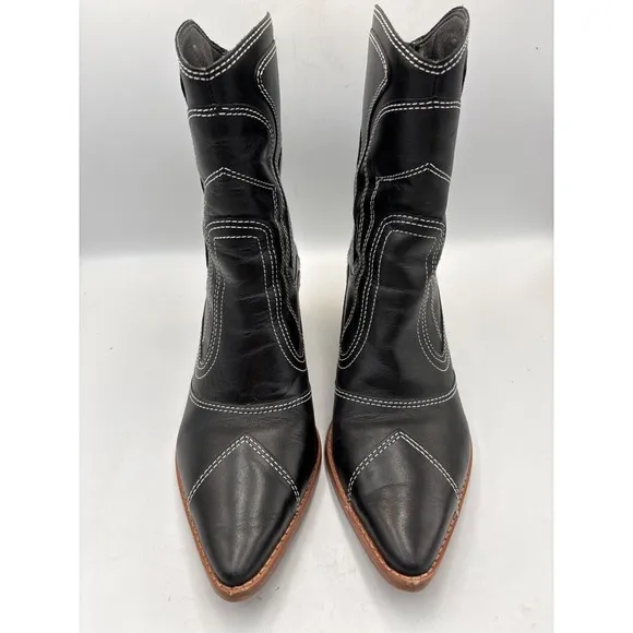 Matisse Aries Contrast-Stitched Boots, Size 7.5. compare new $215