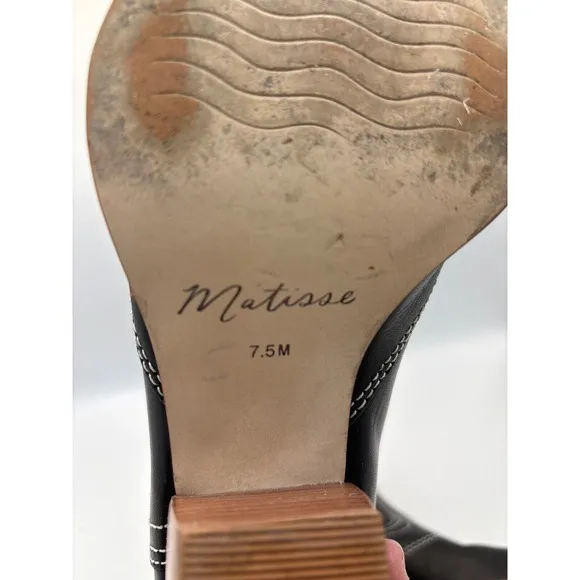 Matisse Aries Contrast-Stitched Boots, Size 7.5. compare new $215