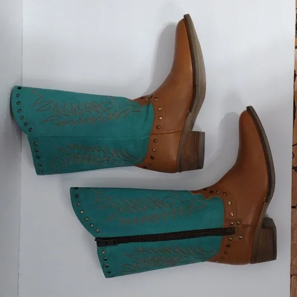 Matisse Tumbleweed Coastal Cowgirl Western Leather Rodeo Boots US 8