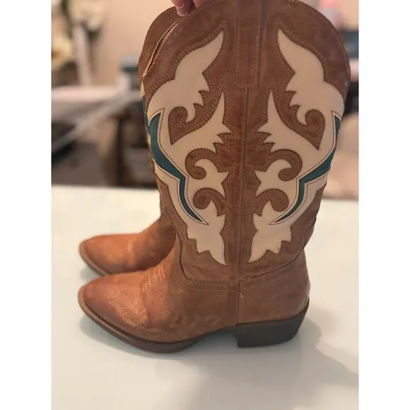 Matisse Women's Stampede Western Boot Snip Toe Brown Size 6M