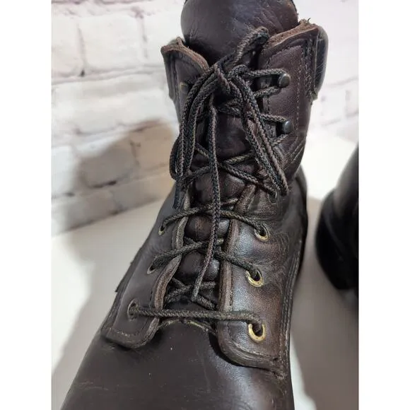Mens 11.5 RED WING 606 Softsole 2.0 Leather Soft Toe EH Work BOOTS USA Made