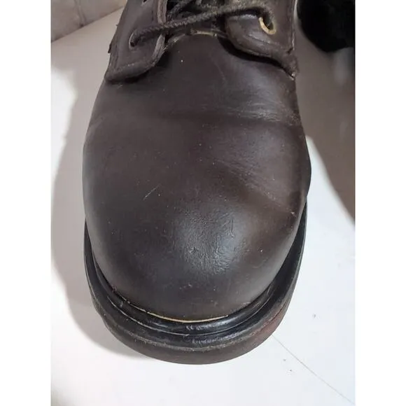 Mens 11.5 RED WING 606 Softsole 2.0 Leather Soft Toe EH Work BOOTS USA Made