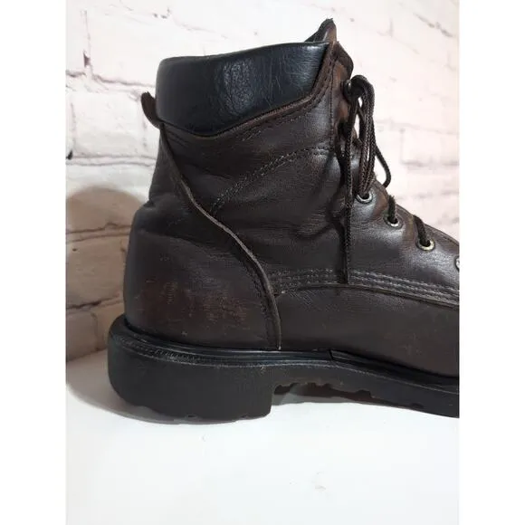 Mens 11.5 RED WING 606 Softsole 2.0 Leather Soft Toe EH Work BOOTS USA Made