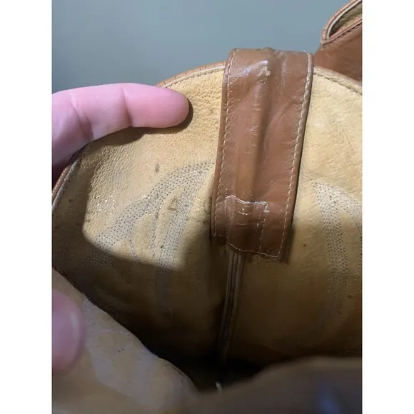 Mens 11.5 Reyme Brown Snake Skin Brown  Cowboy Boots