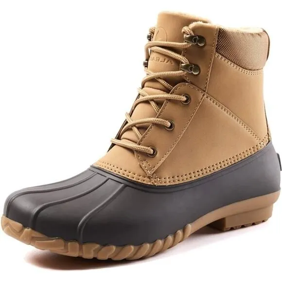 Mens Duck Boot | Waterproof Shell | Fur Lined Insulated Winter Snow Boot