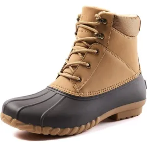 Mens Duck Boot | Waterproof Shell | Fur Lined Insulated Winter Snow Boot
