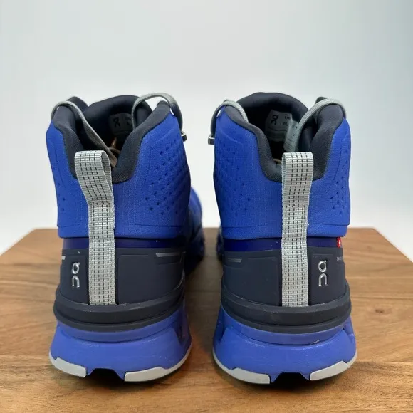 Mens On Cloudrock 2 Waterproof Blue Outdoor Hiking Ankle Boots Size 9.5 M GUC
