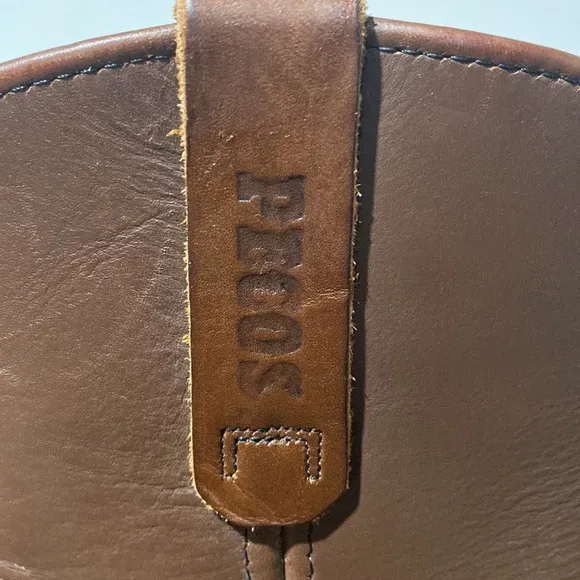 Mens Red Wing Pecos boot western work outdoor cowboy size 9 made in USA brown