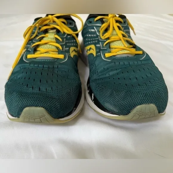 Men’s Saucony Rare Vintage Ride 13 in Citron Mutant. Size 12