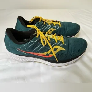 Men’s Saucony Rare Vintage Ride 13 in Citron Mutant. Size 12