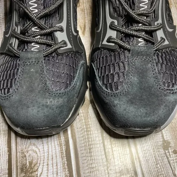 Mens sq jubang steel toe work shoes Black Sz US 7Mens sq jubang steel toe work s