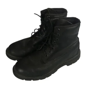 Men's Timberland Six-Inch Black Insulated Waterproof Leather Boots. Size 7