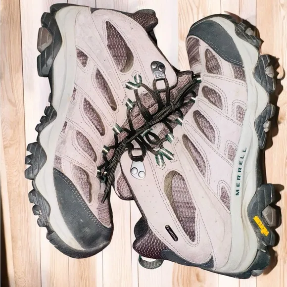 Men's US 12 Merrell Moab 3 Mid Waterproof Hiking Boots EUC