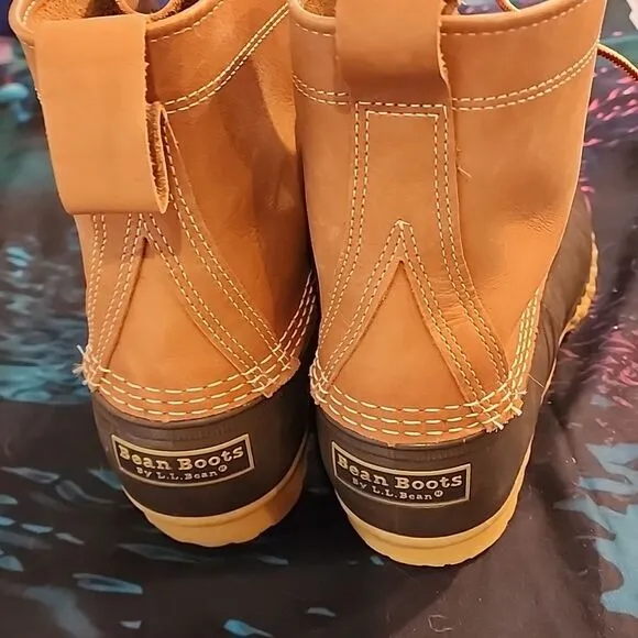 Men's L.L.bean  bean boots Brown and Tan Boots size 10 euc
