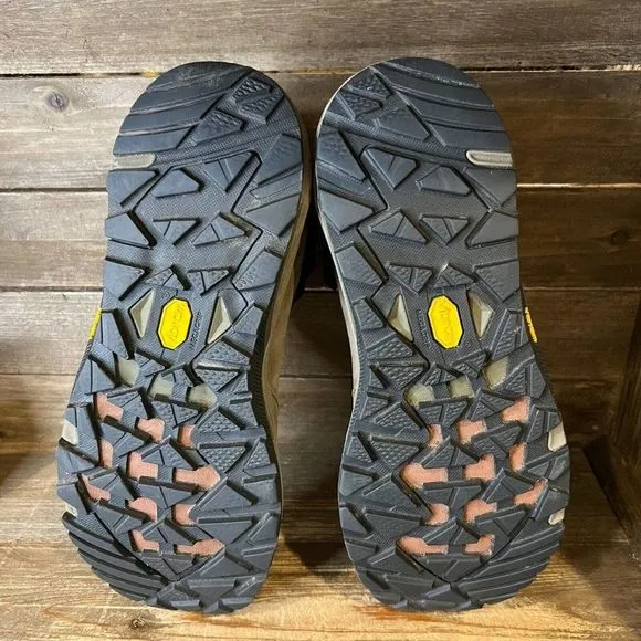 Mens Teva Grandview GTX Goretex Brown Leather Outdoor Ankle Hiking Boots Size 10