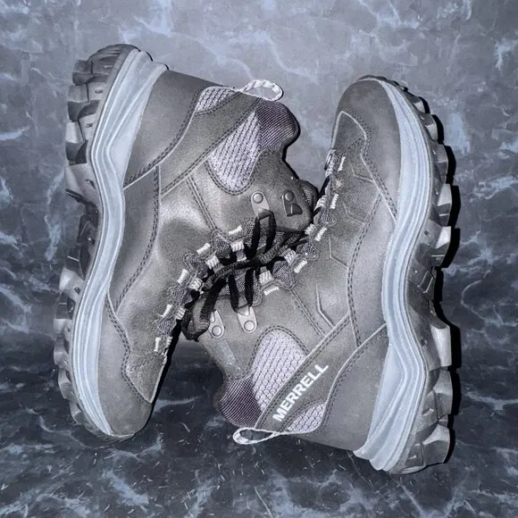 Merrell Black Thermo Cross 2 Waterproof Winter Hiking Boots Womens Size 7.5