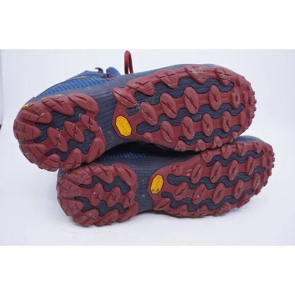 Merrell Chameleon 7 Mid Mens Size 9 Goretex GTX Blue Walking Hiking Boots