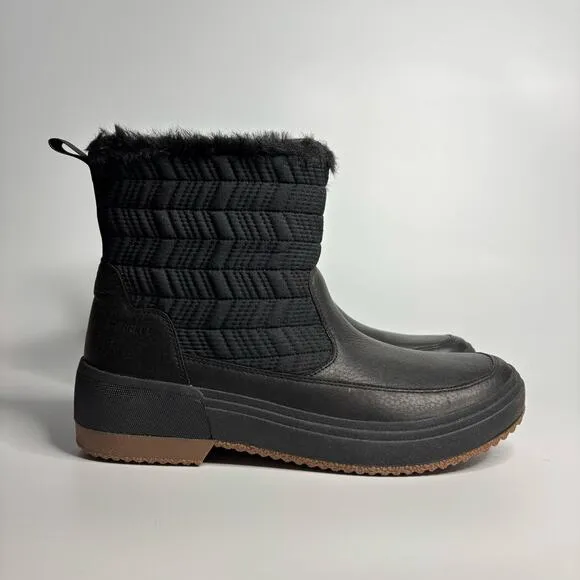 Merrell Haven Bluff Polar Waterproof Boots in Black