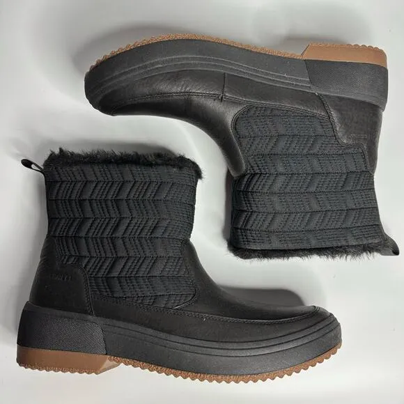 Merrell Haven Bluff Polar Waterproof Boots in Black