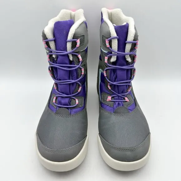 Merrell Kids Snow Bank 3.0 Winter Boots US 7 M Grey Waterproof Insulated EUC