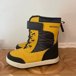 Merrell Kids' Yellow and Black Winter Boots
