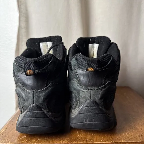Merrell Mens Moab 2 Mid Waterproof Hiking Boot Size 8.5 Black Night Comfort