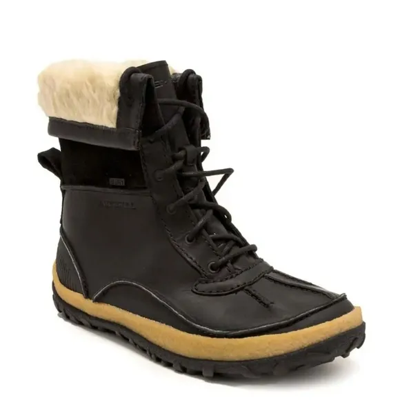 Merrell Mid Polar Waterproof leather boots fur-lined