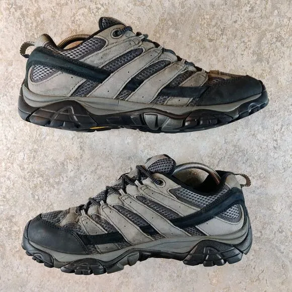 Merrell Moab 2 Granite Gray Hiking Shoes J06031 Mens Size 11.5 *Great Shape