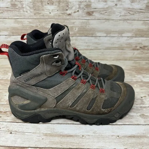 Merrell Strongfield Tactical Brown Waterproof Outdoor Hiking Boots Men's Size 9