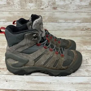 Merrell Strongfield Tactical Brown Waterproof Outdoor Hiking Boots Men's Size 9