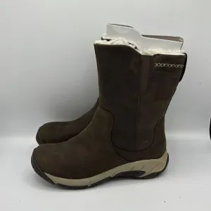 Merrell Womens Encore 4 Tall Zip Polar Waterproof Boot Espresso Size 7.5 New