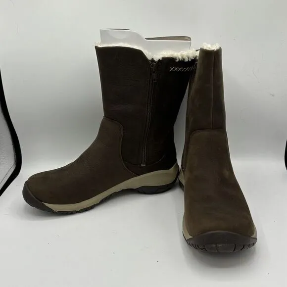 Merrell Womens Encore 4 Tall Zip Polar Waterproof Boot Espresso Size 7.5 New