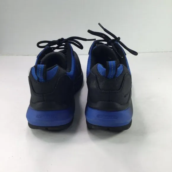 Merrell Work Boots Men Size 6 Moab Onset Mid Waterproof Composite Toe Black Blue