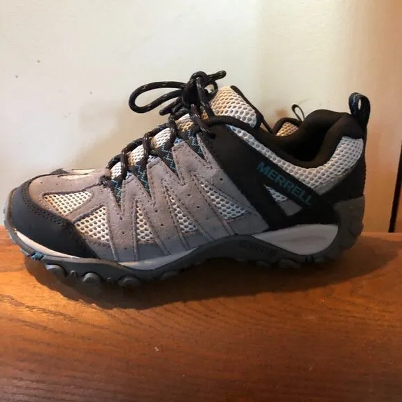 Merrell Accentor 2 Waterproof Hiking Shoes Womens US 7 Gray Outdoor. NWT